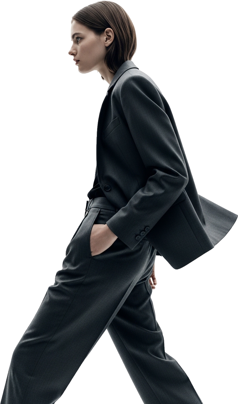 Oversize Yün Karışımlı Blazer