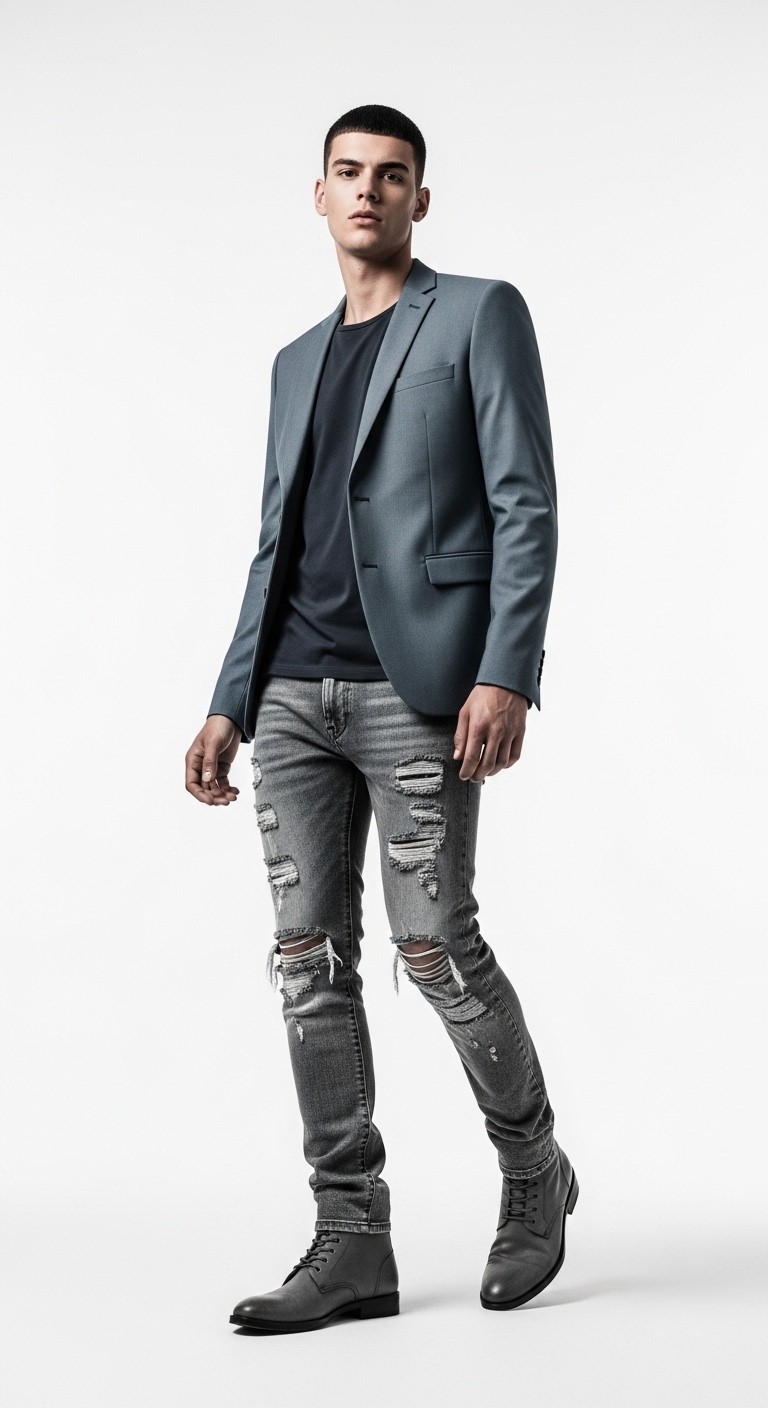 Yırtık Kot Pantolon